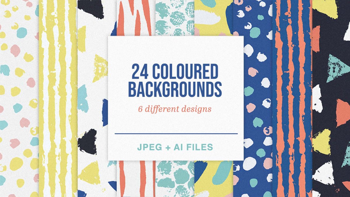 Playful Coloured Backgrounds